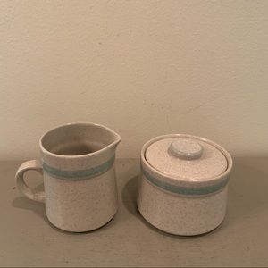 Vintage Statastone Japan Cream And Sugar Set